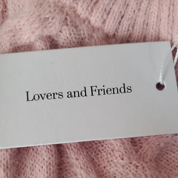 Lovers + Friends  Barbiecore Pink Cable Knit Sweater Vest - Picture 12 of 15